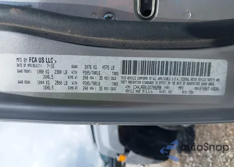 2016 Jeep Patriot Sport from USA, damaged, VIN 1C4NJRBB1GD798288